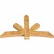 Ekena Millwork Alberta Rough Sawn Timber Gable Bracket, Western Red Cedar, 72"W x 42"H x 4"D x 6"F, 14/12 Pitch GBW072X42X0406ALB00RWR - alternate 3